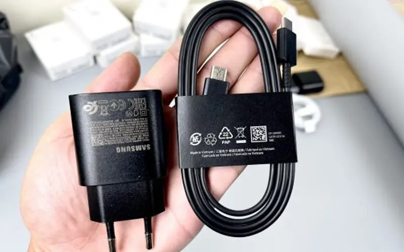 Bộ sạc nhanh Samsung kèm cáp Type C 25W Chính hãng